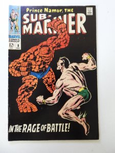 Sub-Mariner #8 (1968) FN/VF condition