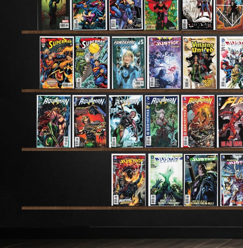 Huge Lot 150+ Comics with Superman, Aquaman, Justice League & More!