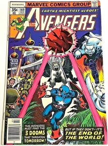 AVENGERS#169 VG/FN 1978 MARVEL BRONZE AGE COMICS