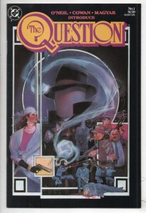 THE QUESTION #1, NM, O'neil, Cowan, Sienkiewicz DC, 1987 more DC in store