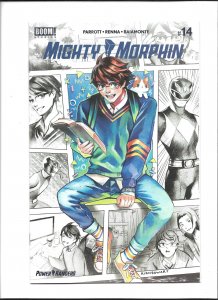 Mighty Morphin #14 Cover E (2021) Retailer Incentive Cover by Rian Gonzales