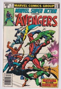 Marvel Comics Group! Marvel Super-Action! Issue #14! Starring The Avengers! 