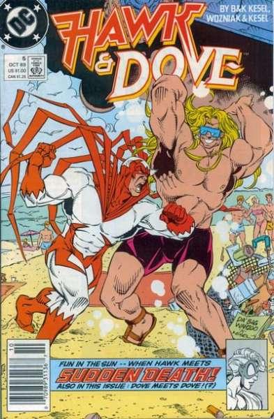 Hawk and Dove (1989 series) #5, VF+ (Stock photo)