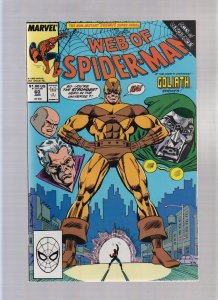 Web Of Spider Man #60 - Alex Saviuk Cover Art! (9.2) 1990