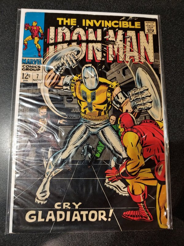 IRON MAN #7 VF- HIGH GRADE