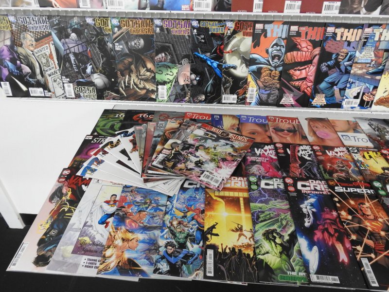 Huge Lot of 200+ Comics W/ Thor, Batman, The Thing! Avg. VF Condition!