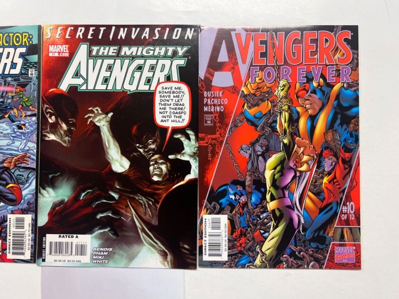 3 Avengers Marvel Comic Books #10 17 24 Defenders Thor Iron Man Hulk 53 JS45