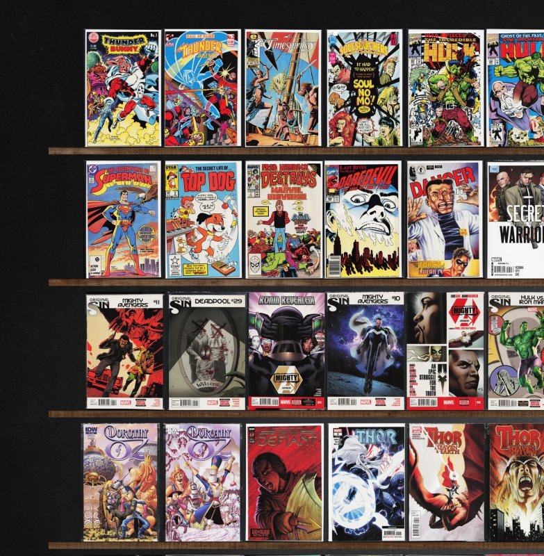 Huge Lot 150+ Comics with Thunderbolts, Inhuman, Secret Warriors & More!