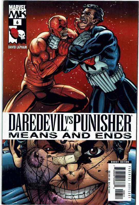 Daredevil Vs. Punisher #1,2,3,4,5,6 Full Set NM