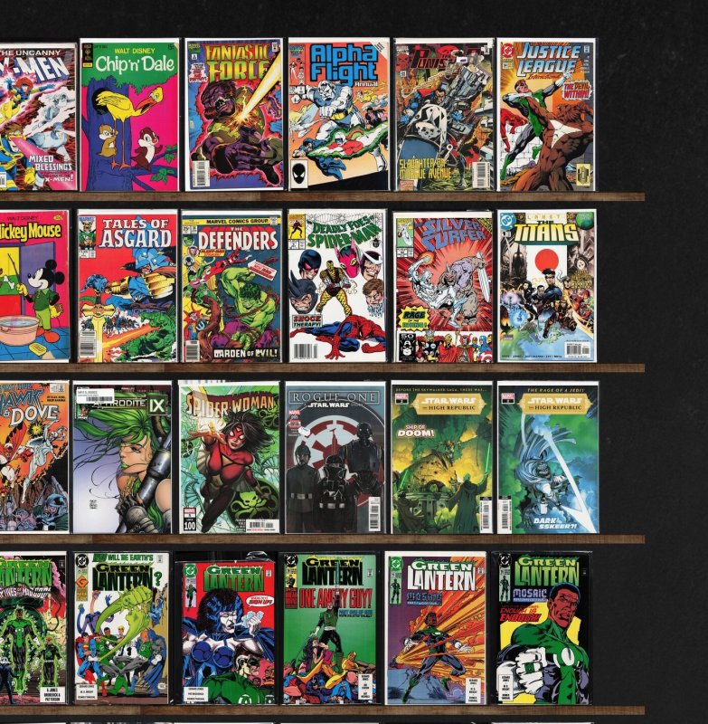 Huge Lot 140+ Comics with Green Lantern, Generation X, X-O Manowar & More!