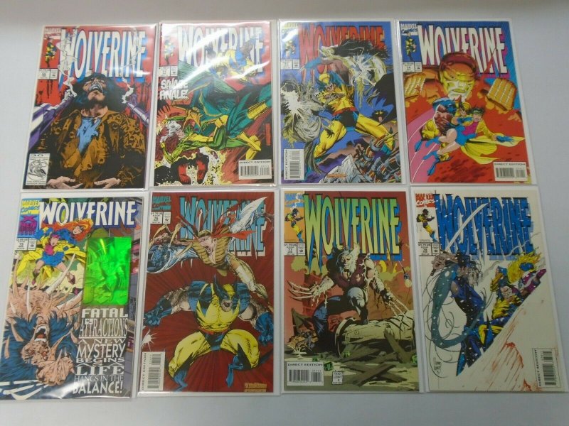 Wolverine comic lot 39 different from #50-95 8.0 VF (1992-95 1st Series)