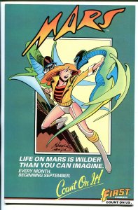 John Sable, Freelance #6 1984-First-Mike Grell signed splash page-origin-VF