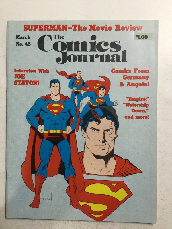 Comics Journal No.45 Magazine Very Fine Vf 8.0 Fantagraphics