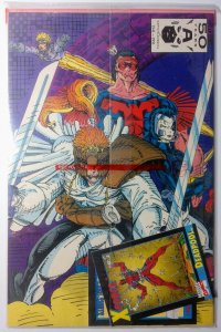 X-Force #1 (9.4, 1991 )3rd app of Warpath, Deadpool Card In Polybag