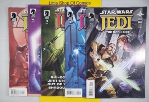 Star Wars Jedi The Dark Side #1 2 3 4 5  Set 1-5 2011 Dark Horse Comics