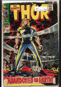 Thor #145 British Variant (1967) Thor