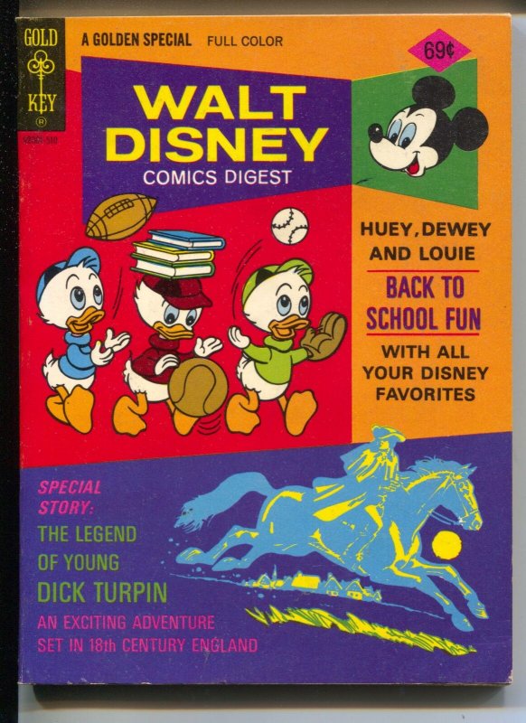 Walt Disney Comic Digest #55 1975Huey, Dewey & Louie-G