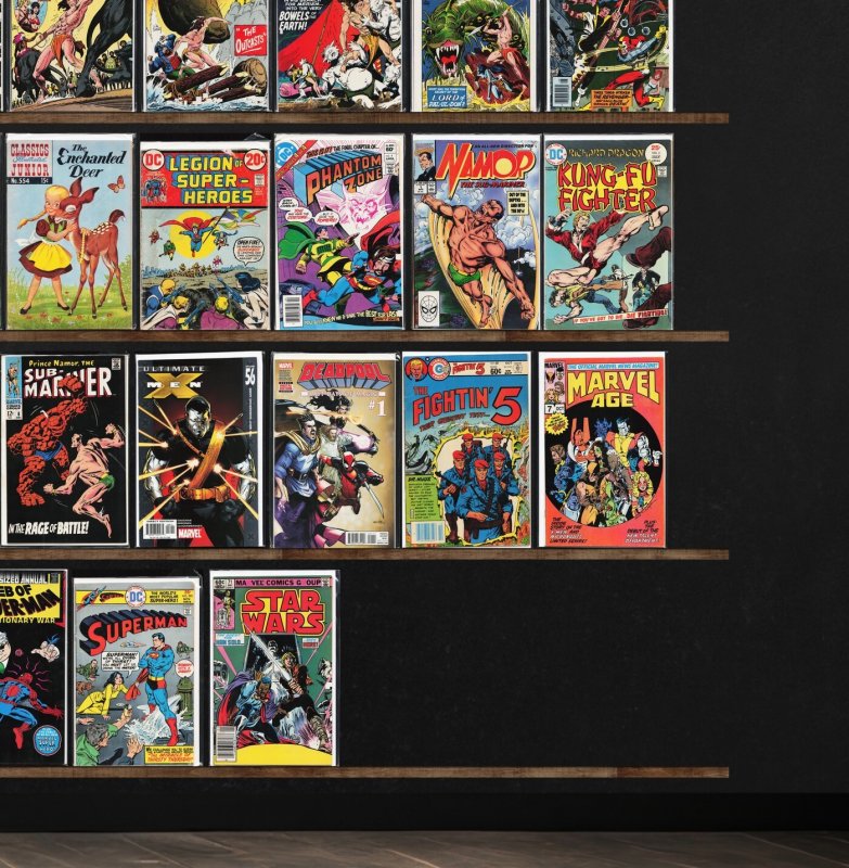 Huge Lot 130+ Comics with Superboy, Classics Illustrated Junior, Batman & More!