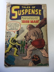 Tales of Suspense #40 (1963) 2nd App of Iron Man! PR Condition See desc.