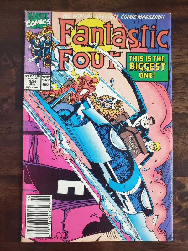 Fantastic Four 341 Mark Jeweler's Insert Newsstand Edition