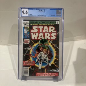 Star Wars #1 CGC 9.6 Incredible Looking Book! 1977 A New Hope Adaptation