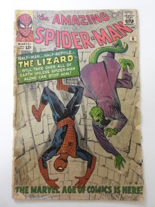 The Amazing Spider-Man #6 (1963) FR/GD Condition 3 extra staples added