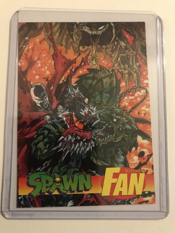 SPAWN OVERSTREET FAN Promo card; Gemstone 1993 NM/M; INSERT prototype