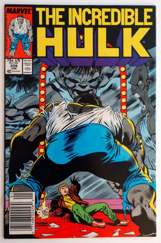 The Incredible Hulk #339 (VF, 1988) NEWSSTAND