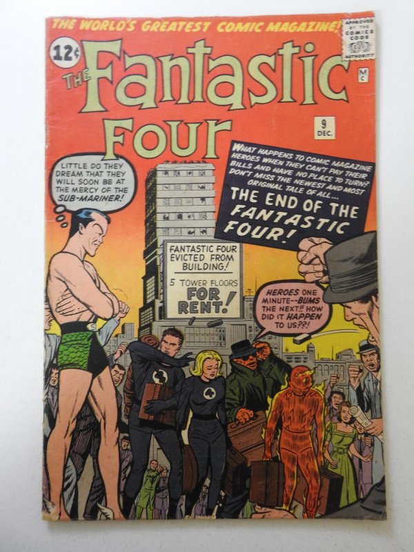 Fantastic Four #9 (1962) VG Condition!