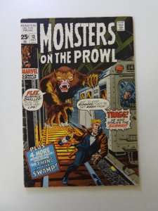 Monsters on the Prowl #13 (1971) VG condition