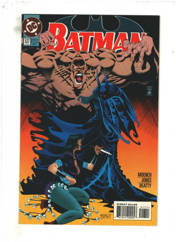 Batman #517 NM- 9.2 DC Comics 1995 Kelley Jones 761941200057