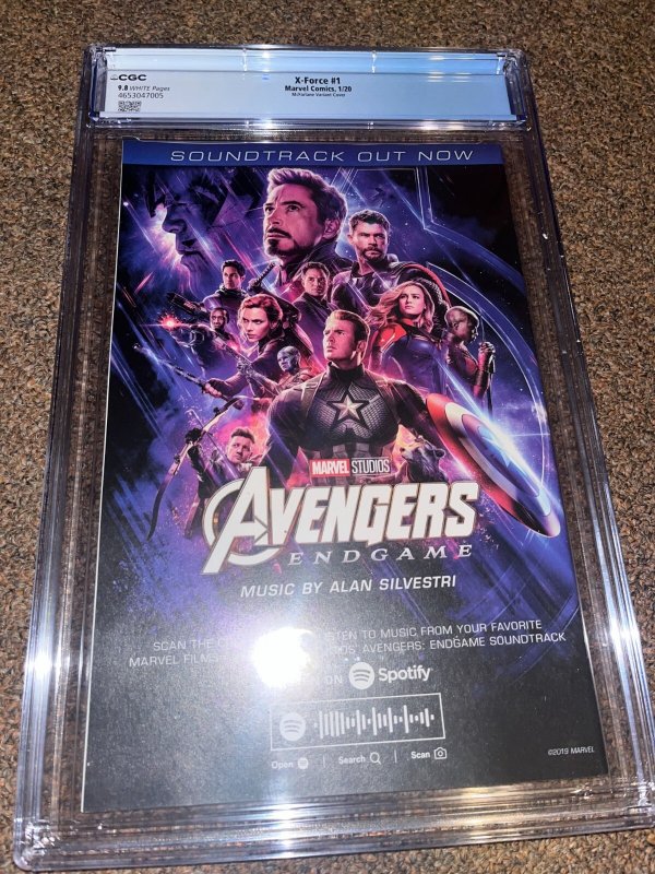X-Force 1 (2020), McFarlane Hidden Gem 1:100 Variant, CGC Graded 9.8