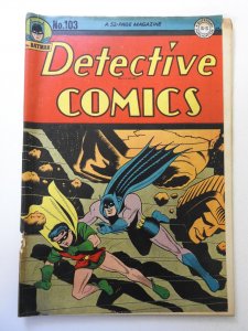 Detective Comics #103 (1945) VG Condition!