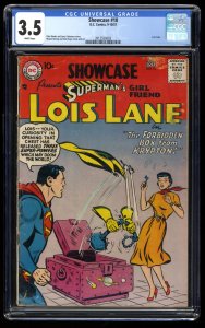 Showcase #10 CGC VG- 3.5 White Pages Superman and Lois Lane!