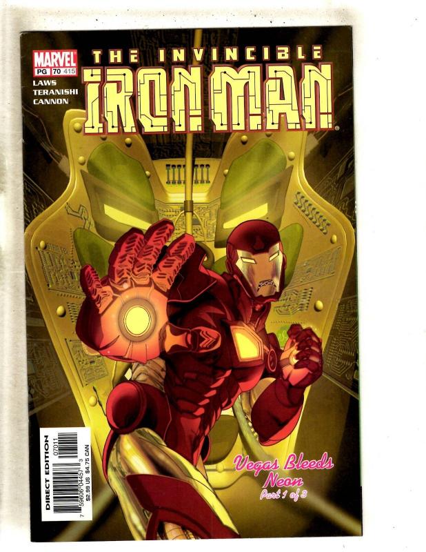 12 Iron Man Marvel Comics #409 410 (2) 411 413 414 415 416 417 418 419 420 MF21