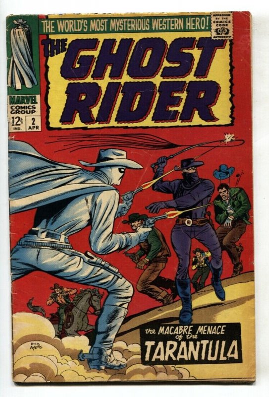 Ghost Rider #2 1967-Marvel-2nd issue-Dick Ayers art VG