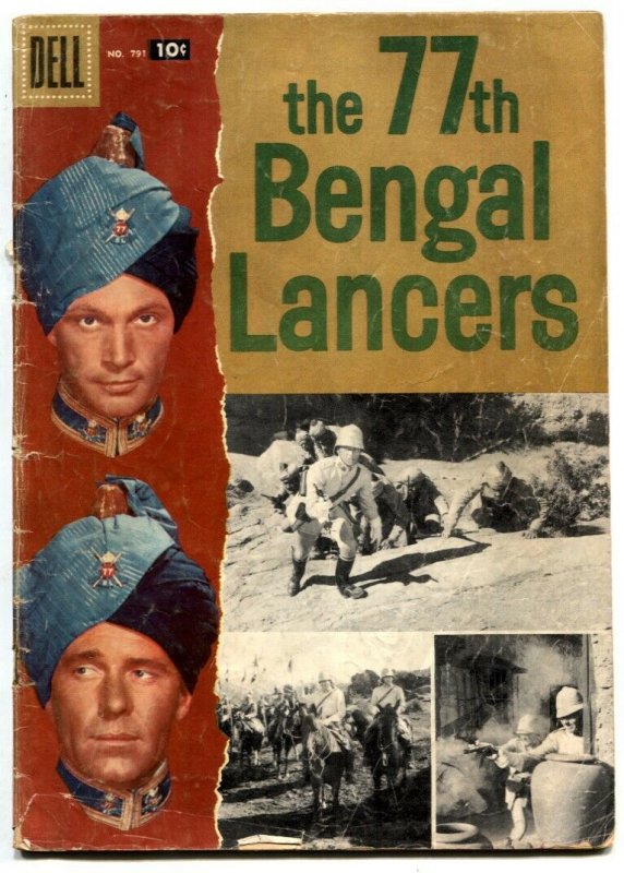 77th Bengal Lancers-Four Color Comics #791 1957-- G/VG 