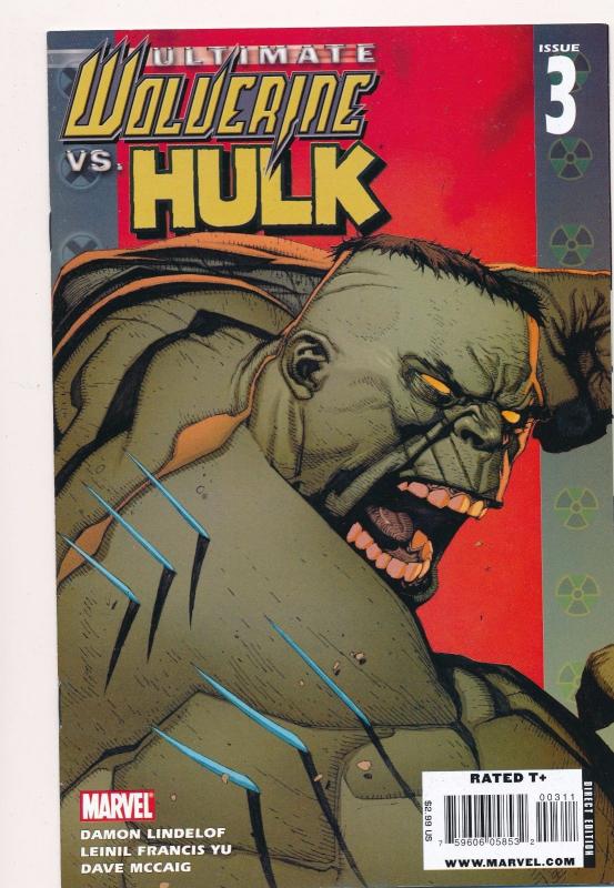 Ultimate Wolverine Vs. HULK #3 ~ Marvel Comics 2005 ~ NM (HX531)