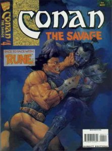 Conan the Savage #4 FN ; Marvel | Rune (Ultraverse)