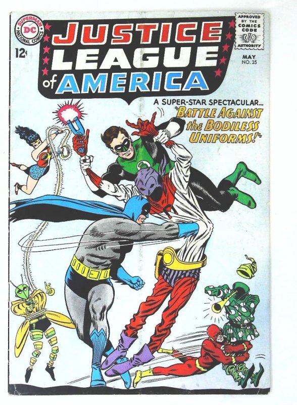 Justice League of America (1960 series)  #35, Fine- (Actual scan)