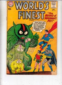 World's Finest #112 (Sep-60) VG/FN+ Mid-Grade Superman, Batman, Robin