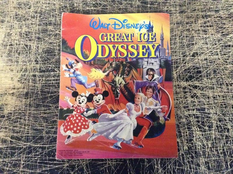 Walt Disney's Great Ice Odyssey Souvenir Program 1982 Mickey Mouse Holiday T19