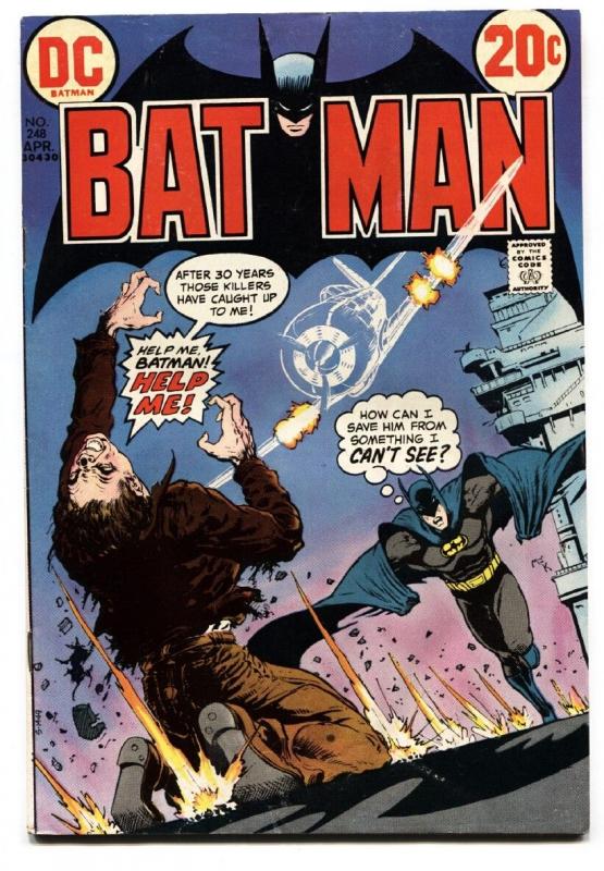 BATMAN #248 1973 DC COMICS MIKE KALUTA HORROR COVER FN/VF