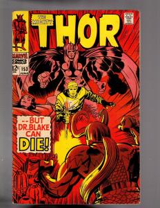 THOR 153 VERY GOOD PLUS LEE AND KIRBY!