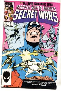 MARVEL SUPER HEROES SECRET WARS #7 -- 1st Julia Carpenter Spider-Woman -- com...
