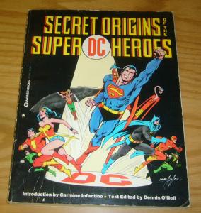 Secret Origins of the Super DC Heroes SC FN neal adams - batman - superman JLA