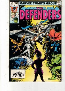 The Defenders #122 (1983)DROP Elf With Gun Surfer Hulk Valkyrie Dr Strange Beast