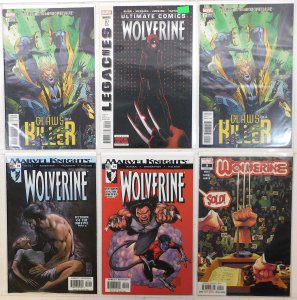 Wolverine Lot 6 #18, 19, 6th 9, Claws 2 x2, Ultimate 2 2004 Marvel Comics