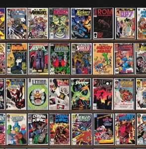 Huge Lot 150+ Comics with Alpha Flight, The Avengers, Rom & More!