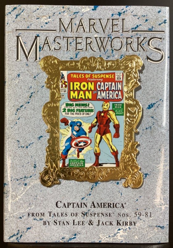 Marvel Masterworks Captain America Vol. 1 Tales #59-81 Gold Foil Variant HC 2003